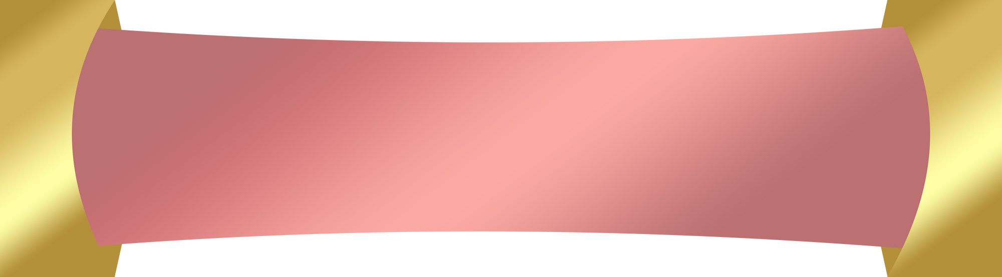 gold pink banner and bottom bar