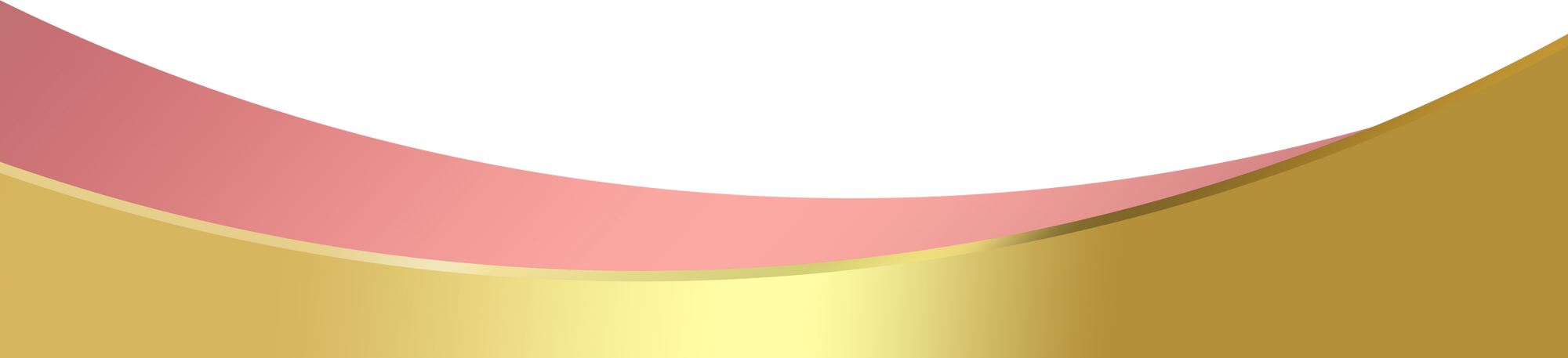 pink and gold banner bottom bar frame